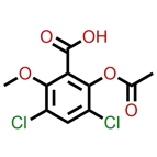 2-acetoxy-3,5-dichloro-6-methoxybenzoi..