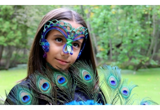 Sugar Skull Half Masks - Colorful Series