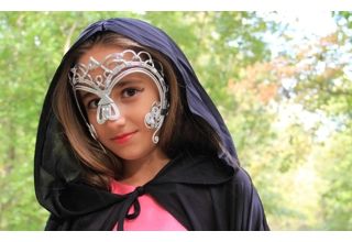 Sugar Skull Half Masks - Metal Series