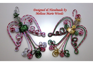 Wire Angel Ornaments - Large
