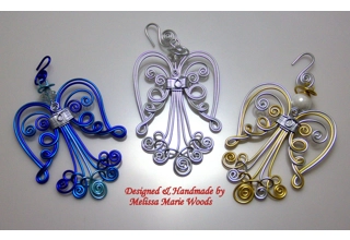 Wire Angel Ornament - Medium