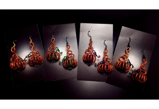 Pumpkin earrings