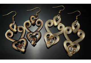 Double Heart Earrings