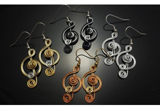 Treble Clef Earrings