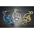 Treble clef ornaments