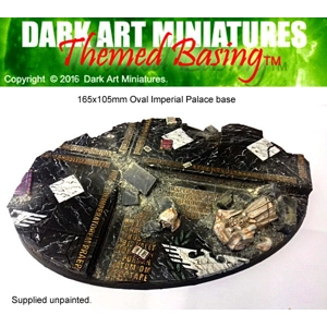 Huge oval Imperial Palace base  165 x 105mm