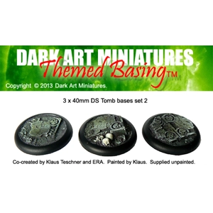 40mm DS Tomb bases set 2