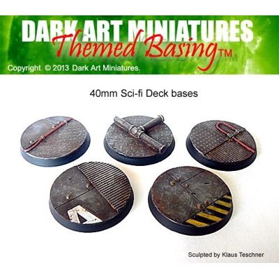 40mm Sci-fi Deck bases