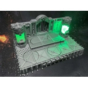 Lab Breach Display Plinth: 40mm/32mm Miniature Bases - W205 x D133 x H100mm