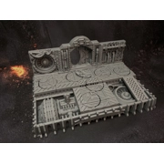 Engineering Deck Display Plinth: 40mm/32mm Miniature Bases - W205 x D133 x H100mm