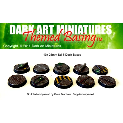 25mm Sci-fi Deck bases