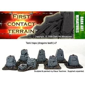 Tank Traps dragons teeth