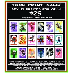 2025 Holiday Toon Print Sale