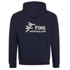 Fins Branded Navy Blue Hoodie