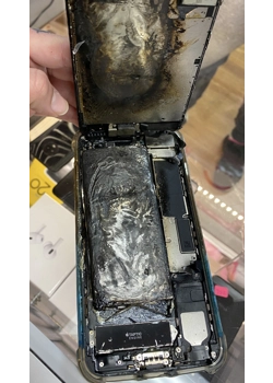iPhone Battery Fire