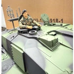 1/16 British Tank Crew Figure 115 mm High