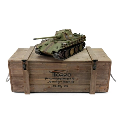 Torro 1/16 RC Panther F camouflage Camouflage  IR Version Metal Edition Barrel Recoil and Flashing