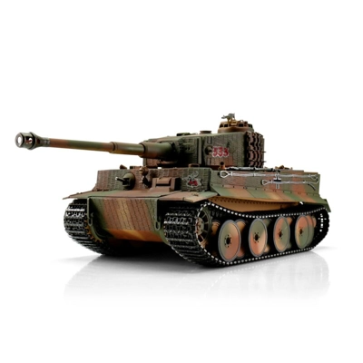 Torro 1/16 Tiger One Middle Version  RC Tank 2.4G IR Metal Edition Barrel Recoil and Flashing