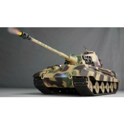 Heng Long RC Tank 1/16 King Tiger Cannon Smoking / 360 Tur..
