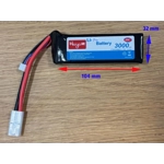 Heng Long Torro Taigen Tamiya 1/16 RC Tank Upgraded Battery 3000 Mah 7.4V Li-Ion with USB Charger