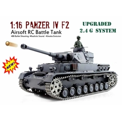 2.4G HENG LONG Panzer iv F2 Radio Remote Control BB Shoot ..