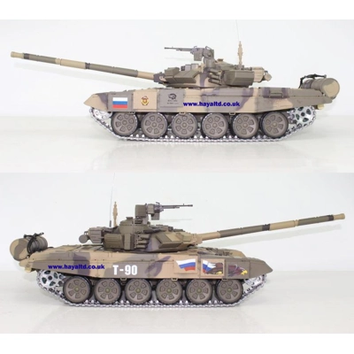 Heng Long Pro Version Russian T90 RC tank 1/16 BB shoot / Smoke / Sound & IR Battle 7.0