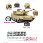 Heng Long Abrams M1A2 Radio Remote Controlled RC Tank 1/16 large -- Platinum
