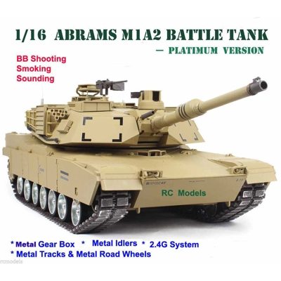 Heng Long Abrams M1A2 Radio Remote Controlled RC Tank 1 16 large