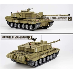 Heng Long British Challenger 2 RC Tank 1/16 - Platinum BB ..