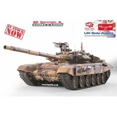 Heng Long Russian T90 RC tank 1/16 BB shoot / Smoke / Sound & Infra Red Battle 7.0V