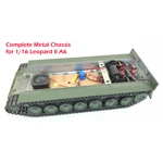 Taigen Heng Long Tank Leopard 2A6 Complete METAL Chassis METAL Low Bottom Hull