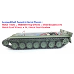 Taigen Heng Long Tank Leopard 2A6 Complete METAL Chassis METAL Low Bottom Hull