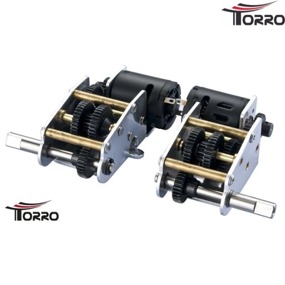 Torro / Taigen 5 in 1 Steel Gear Box Long Shaft Fit Heng Long King Tiger Panther G Jagdpather