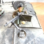1 x British tank crew tank figure with Beret 1/16 -- Defected