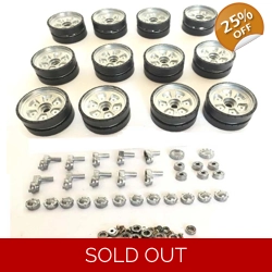 Heng Long T90 Metal Road Wheels Set with Bearings