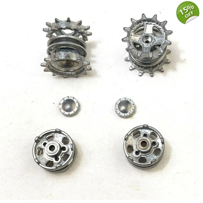 1/16 Tank T90 T72 Tracks Anti-Slip Set with Bearings