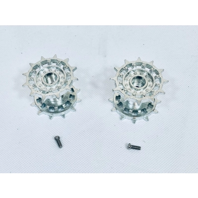 Haya Chieftain 1/16 Metal Driving Wheels 2 pieces