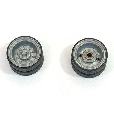 heng long 1/16 RC Tank Walker Bulldog Metal Idlers with Bearings & Rubber Tyres