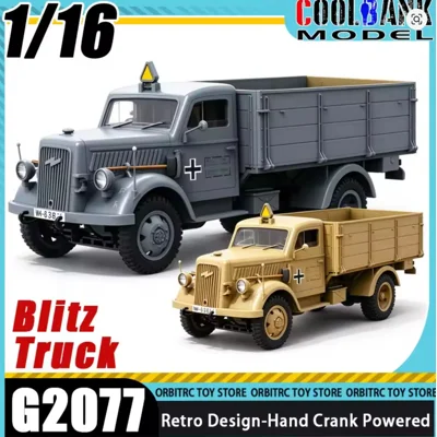 CoolBank 1/16 Military Truck 1/16 Opel Blitz German WWII Truck