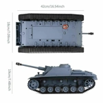 Heng Long Stug III Battle Tank Remote Control RC 2.4G 7.0V SOUND BB SMOKING IR METAL GEARBOX