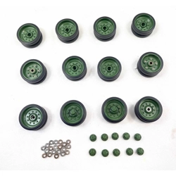 Haya 1/16 Centurion Chieftain Plastic Road Wheels with Rub..