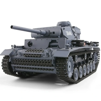 HENG LONG Panzer III Radio Remote Control BB Shoot Tank