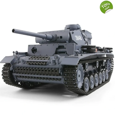 HENG LONG Panzer III Radio Remote Control BB Shoot Tank