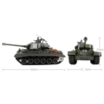 2.4G Heng Long 1/16 Pershing Snow Leopard RC tank with BB shooting / Smoking / Engine Sounding