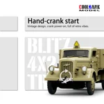 CoolBank 1/16 Military Truck 1/16 Opel Blitz German WWII Truck