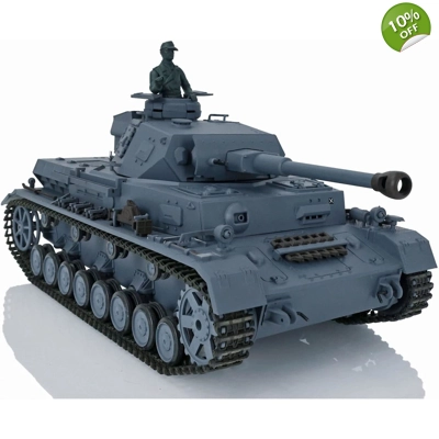 2.4G HENG LONG Panzer iv F2 Radio Remote Control BB Shoot Tank
