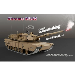 Special Edition USA Abrams M1A2 Cannon Smoking & Flashing
