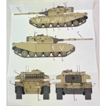 1/16 Centurion Decal Sticker " Alef " 1973