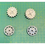 Haya Centurion 1/16 Metal Drive Wheels & Idlers Wheels