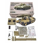 British Crusader 1/16 RC Radio Remote Control Tank Black Camouflage